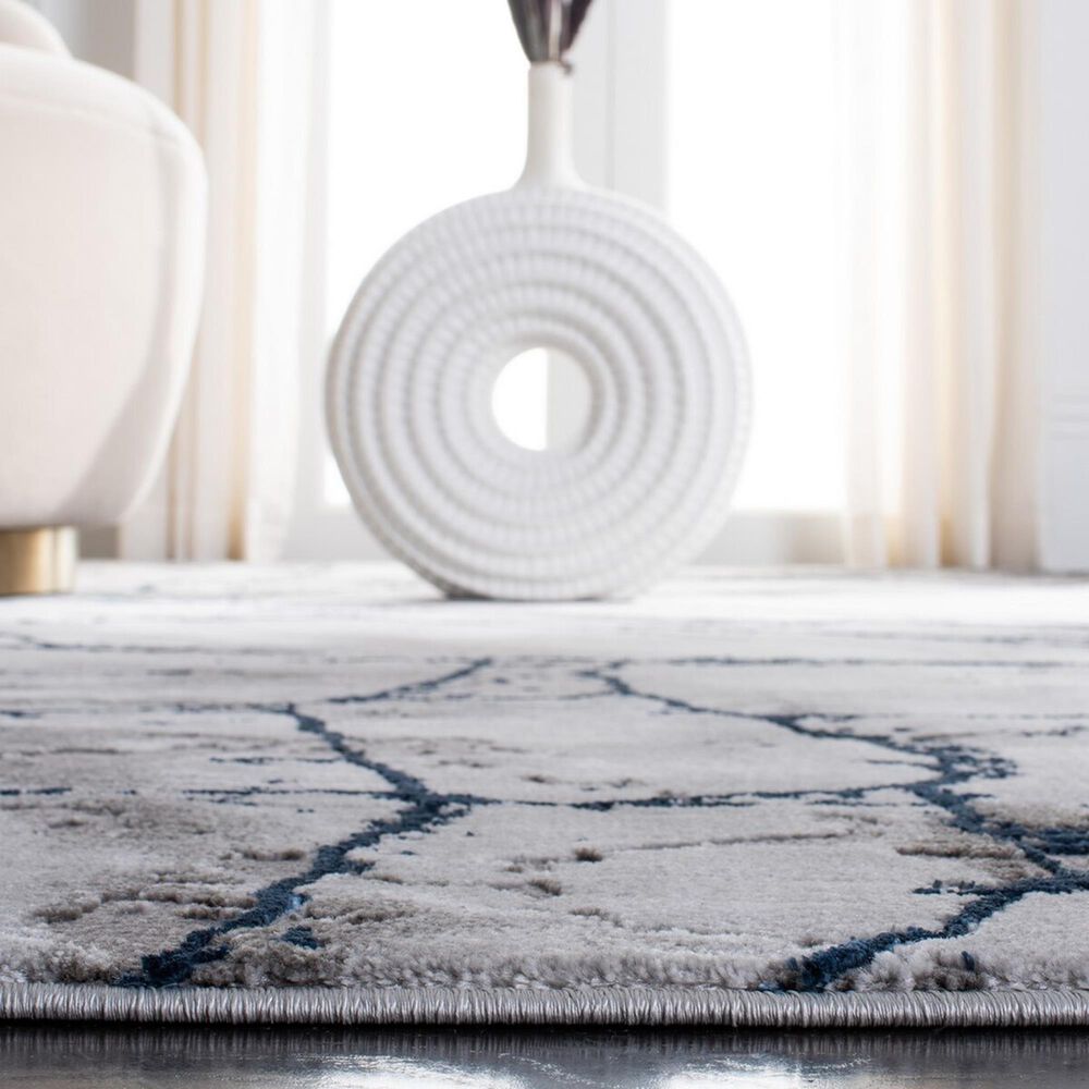 Safavieh Craft 9&#39; x 12&#39; Ivory Grey and Blue Area Rug, , large