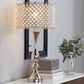 LumiSource Topaz Metal Table Lamp in Polished Nickel and Clear, , large