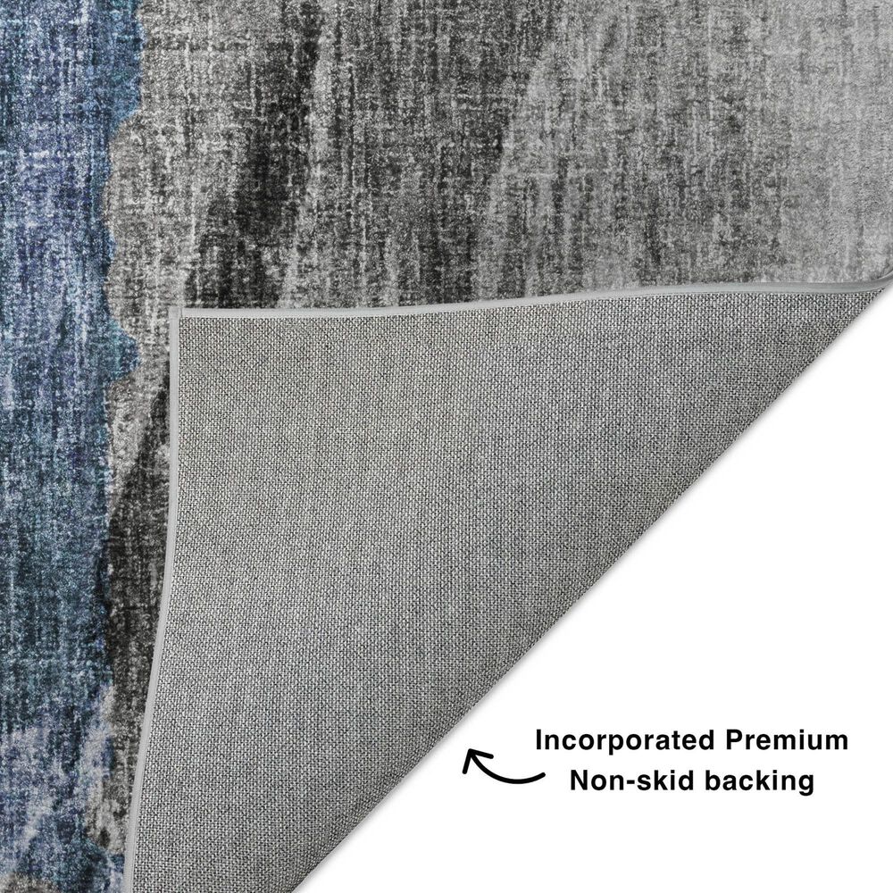 Dalyn Rug Company Boca BO6 Pewter 1&#39;8&quot; x 2&#39;6&quot; Area Rug, , large