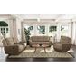 Mayberry Hill Hornet Manual Reclining Sofa in Beige, , large