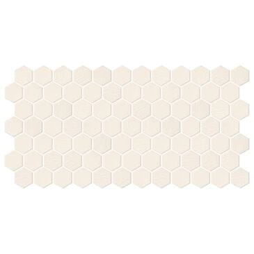 Dal-Tile Keystone Biscuit 2" x 2" Hexagon on 12" x 24" Ceramic Mosaic Sheet, , large
