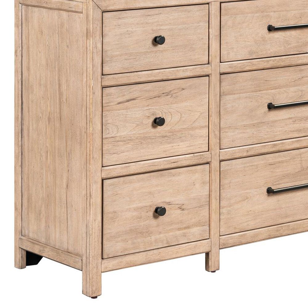 Belle Furnishings Proximity Place 4-Piece Queen Panel Bedroom Set in Barley Buff, , large