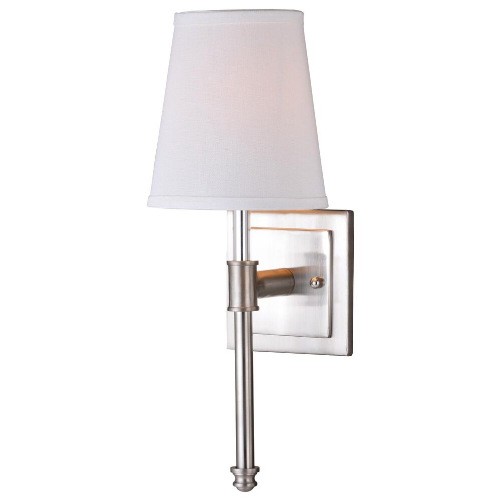 Vaxcel Ritz 1-Light Bathroom Vanity in Satin Nickel, , large