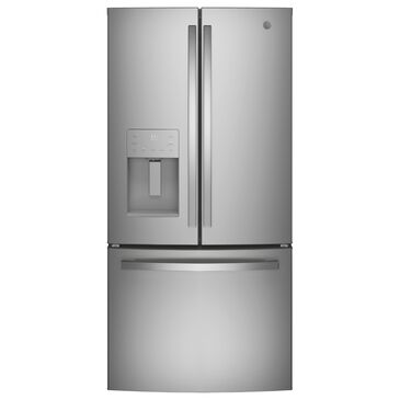 GE Appliances 17.5 Cu. Ft. Counter-Depth French-Door Refrigerator in Fingerprint Resistant Stainless Steel, , large