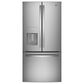 GE Appliances 17.5 Cu. Ft. Counter-Depth French-Door Refrigerator in Fingerprint Resistant Stainless Steel, , large