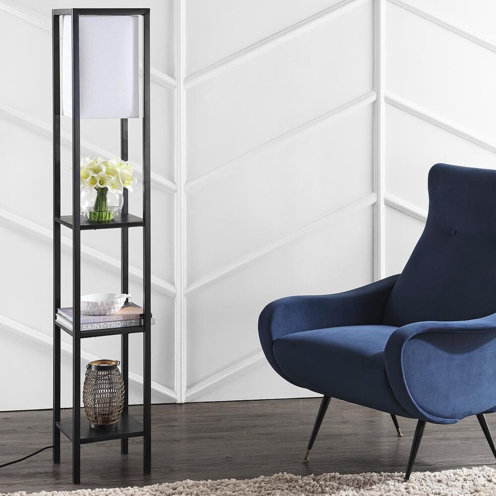 Safavieh Rista Floor Lamp in Black, , large