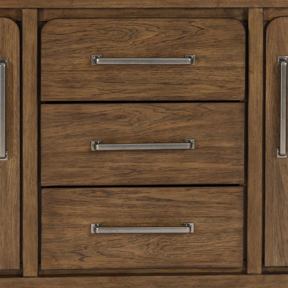 Ashley Cabalynn 3-Drawer Server in Light Brown, , large