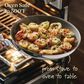 Anolon 3-Piece Nonstick Ceramic Frying Pan Set in Stainless Steel, , large