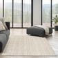 Nourison Andes AND03 3"11" x 5"11" Ivory and Grey Area Rug, , large