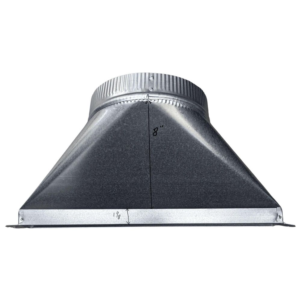 Best Hoods 19" To 10" Round Transition in Stainless Steel, , large