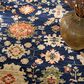 Nourison Antique Bloom Navy 10" x 13" Area Rug, , large