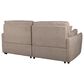 Haining Power Reclining Sofa with Power Headrests in Parchment, , large