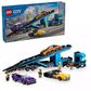 LEGO Car Transporter Truck with Sports Cars, , large