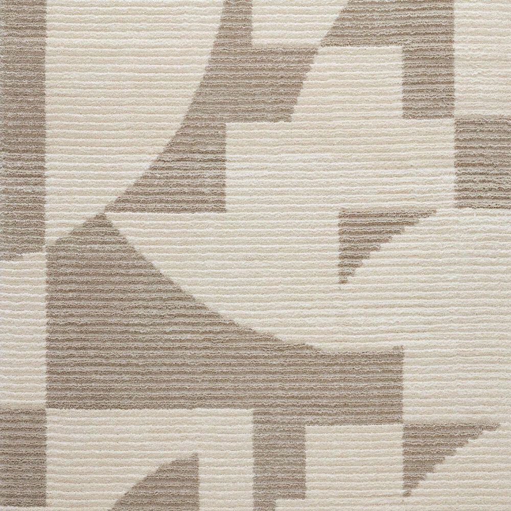 Central Oriental Etros Maki Beige and Taupe 7&#39;10&quot; x 9&#39;10&quot; Area Rug, , large
