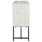 Ashley Freyton Accent Cabinet in Light Distressed White, Gray and Black, , large