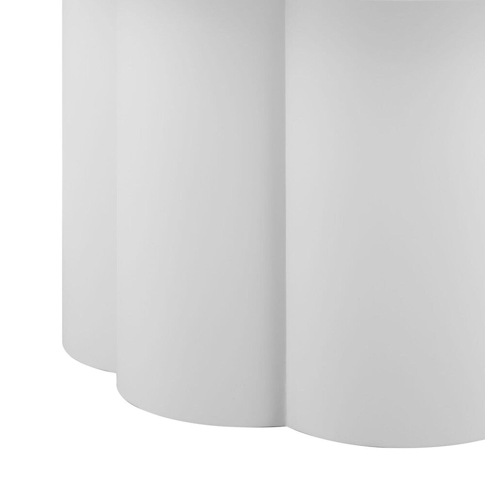 Zuo Modern Palmier Patio Coffee Table in White, , large