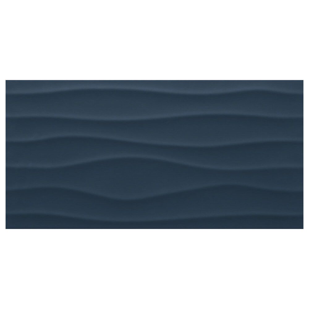 Dal-Tile Multitude Nostalgic Blue 12" x 24" Wave Ceramic Tile, , large