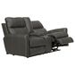 Catnapper Fredda Power Reclining Console Loveseat with Power Headrest in Anthracite, , large
