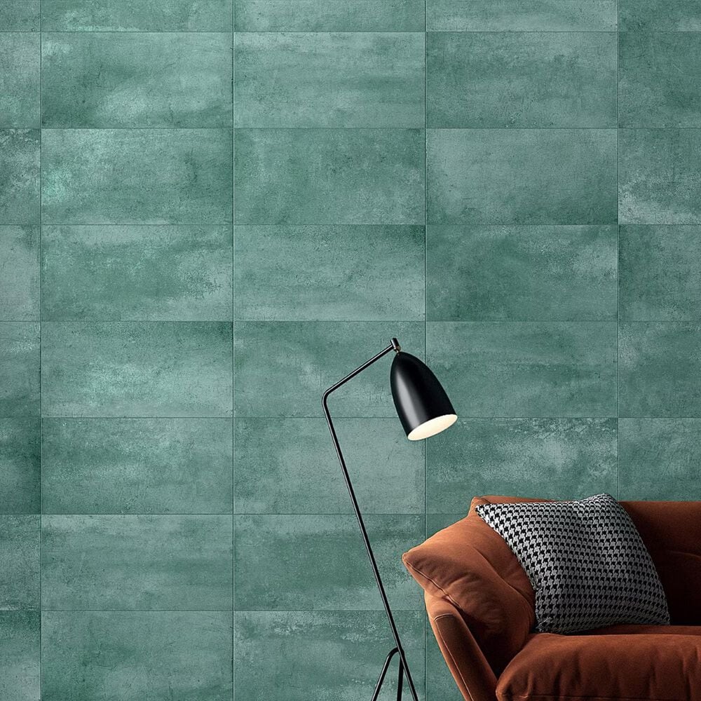 Soho Studio Blacksmith Viridum 12" x 24" Matte Porcelain Tile, , large