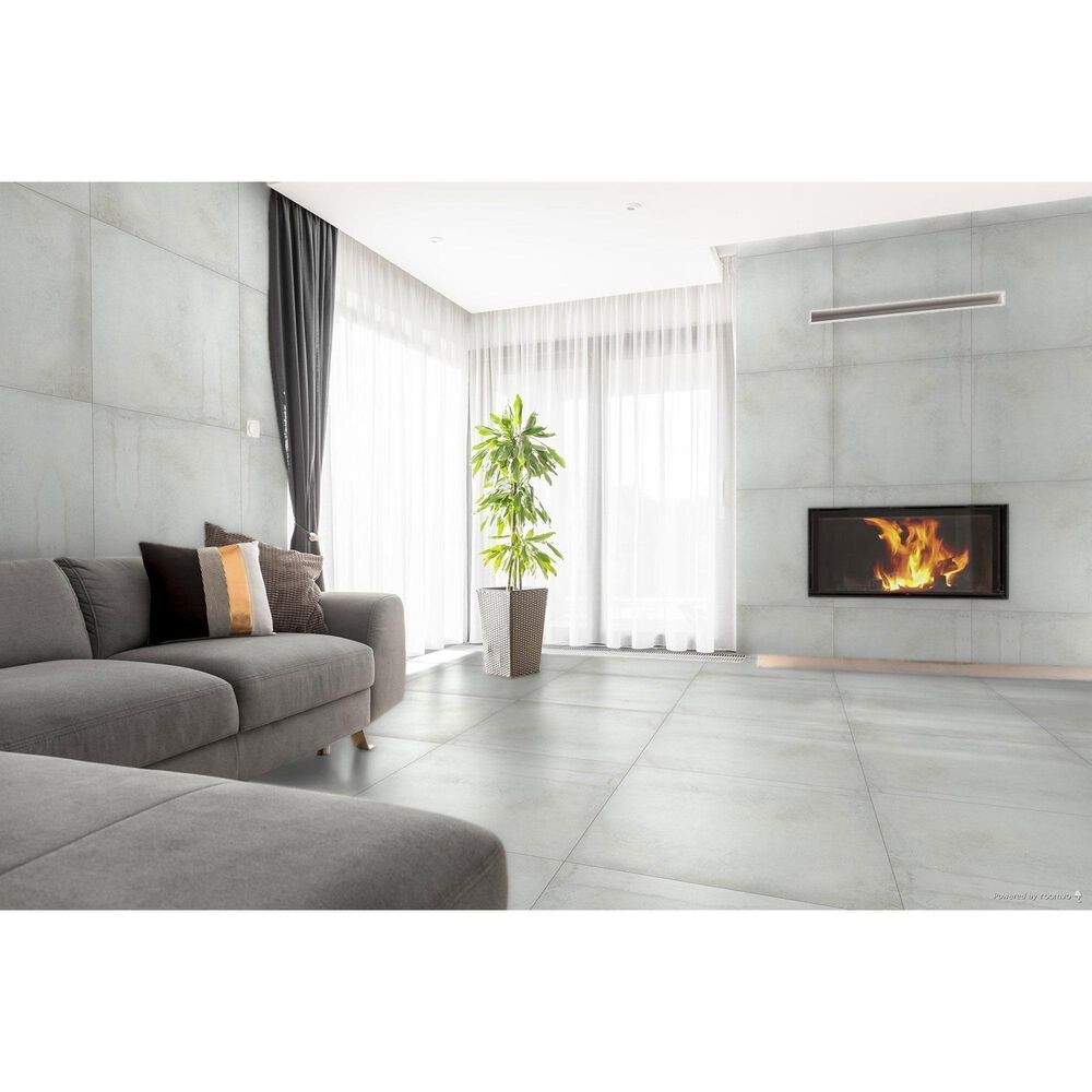 Emser Borigni White 35&quot; x 35&quot; Porcelain Tile, , large