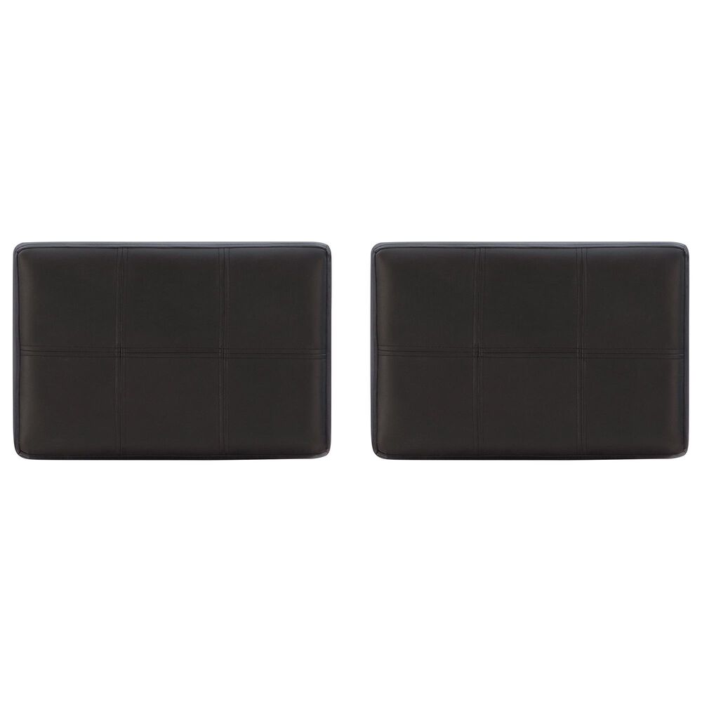 Linon Home Decor Claridge Counter Stool in Black (Set of 2), , large