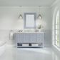 James Martin Vanities Breckenridge 60" Single Bathroom Vanity in Serenity Blue with 3 cm Eternal Jasmine Pearl Quartz Top, Rectangular Sink and FreePower Wireless Charger, , large