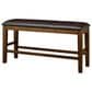 Ashley Ralene 25.38 Faux Leather Dining Bench in Medium Brown, , large