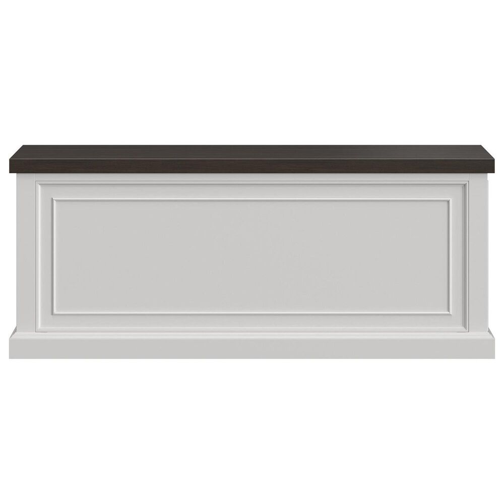 Richlands Furniture Soren Lift Top Dream Console with Twin Convertible Bed in White and Brown, , large
