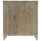 Bernhardt Highland Park Shaw 3-Drawer Nightstand in Morel and Glazed Silver, , large