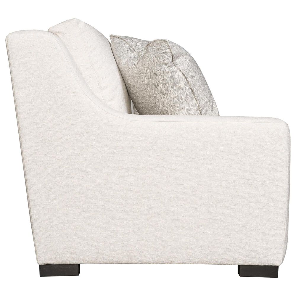 Bernhardt Germain Stationary Loveseat in White and Cream, , large