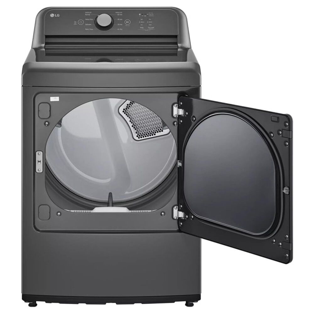 LG 4.1 Cu. Ft. Top Load Washer and 7.3 Cu. Ft. Gas Dryer Laundry Pair in Monochrome Grey, , large