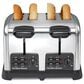 Hamilton Beach 4-Slice Classic Toaster with Sure-Toast Technology in Stainless Steel and Black, , large