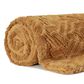 50" x 65" Cloud Faux Fur Throw Blanket in Golden, , large