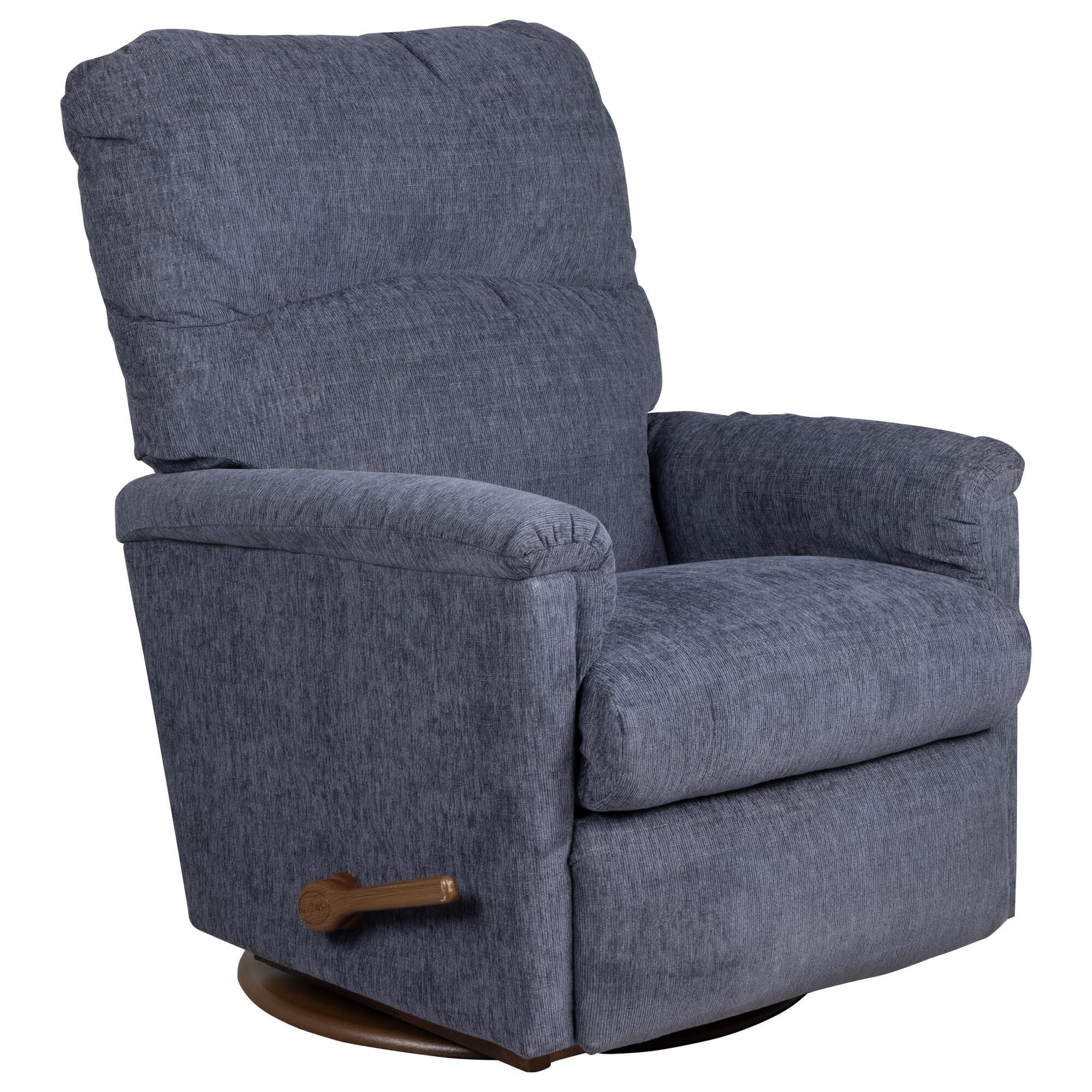 La-Z-Boy Collage Manual Rocker Recliner with Swivel Base in Persia