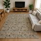 Dalyn Rug Company Soft Essentials Floral Coffee 8" x 10" Indoor/Outdoor Area Rug, , large