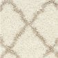 Safavieh Dallas Shag SGD257B-26 2"3" x 6" Ivory/Beige Runner, , large