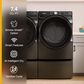 Whirlpool 4.5 Cu. Ft. Smart Front Load Washer and 7.4 Cu. Ft. Smart Gas Dryer Laundry Pair in Volcano Black, , large
