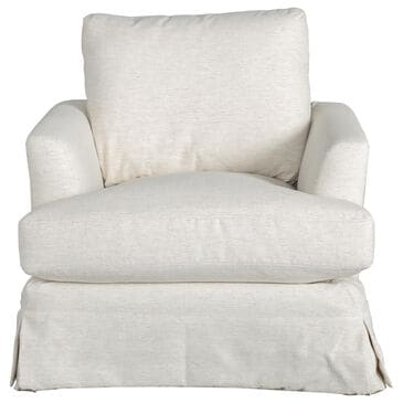 Aurora Furnishings Nomad Swivel Chair in Snow, , large