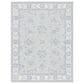 Safavieh Micro-Loop Traditional 9" x 12" Light Blue and Ivory Area Rug, , large