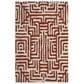 Safavieh Amsterdam AMS106B 5"1" x 7"6" Ivory and Terracotta Area Rug, , large