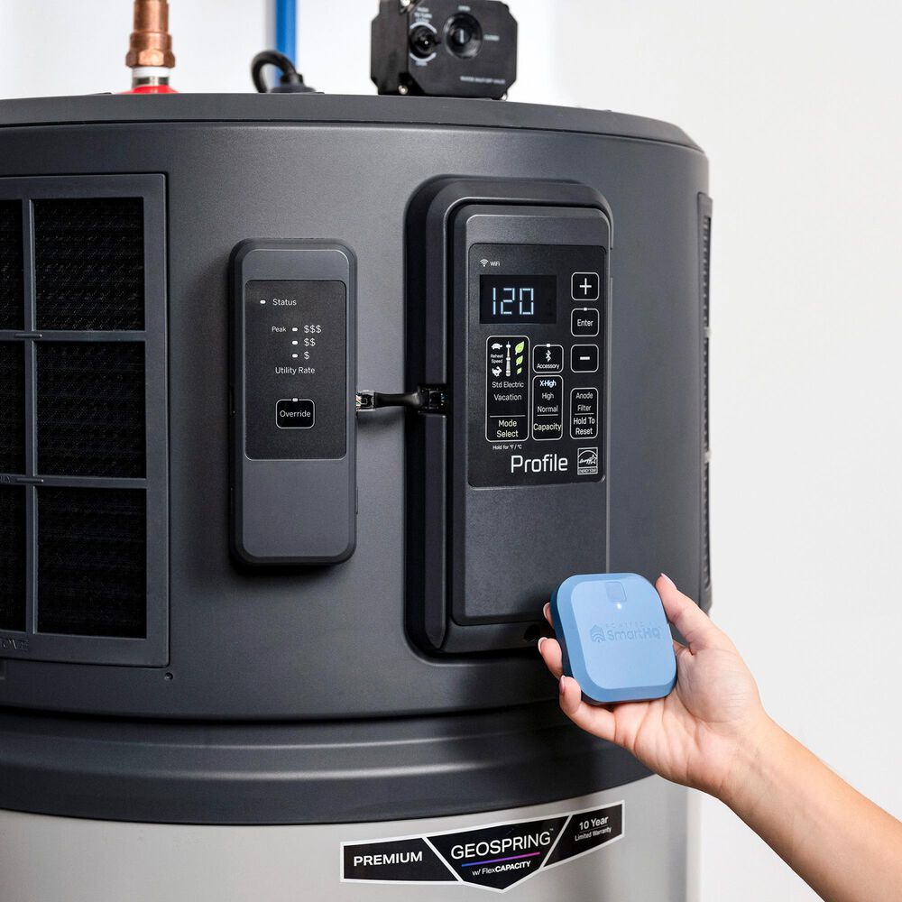 GE Appliances GeoSpring 50-Gallon 240V Smart Hybrid Heat Pump Water Heater in Gray, , large