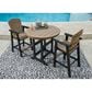 Ashley Fairen Trail Round Bar Table in Black and Driftwood, , large