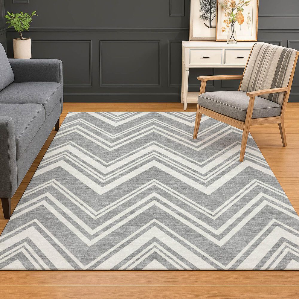 Dalyn Rug Company The Reserve TR17 Pewter 10&#39; x 14&#39; Indoor/Outdoor Area Rug, , large