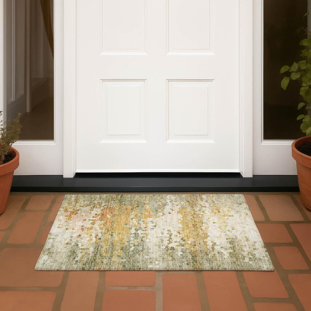 Dalyn Rug Company Lumara Aloe 1'8" x 2'6" Indoor/Outdoor Area Rug, , large
