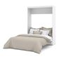 Bestar Nebula Queen Wall Bed in White, , large