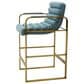 Eichholtz Olsen Counter Stool in Brushed Brass, , large