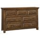 Cedar and Sage Hill Crest 4 Piece California King Storage Bedroom Set in Chestnut, , large