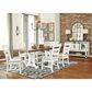 Ashley Valebeck Dining Chair Set of 2 in Beige and White, , large