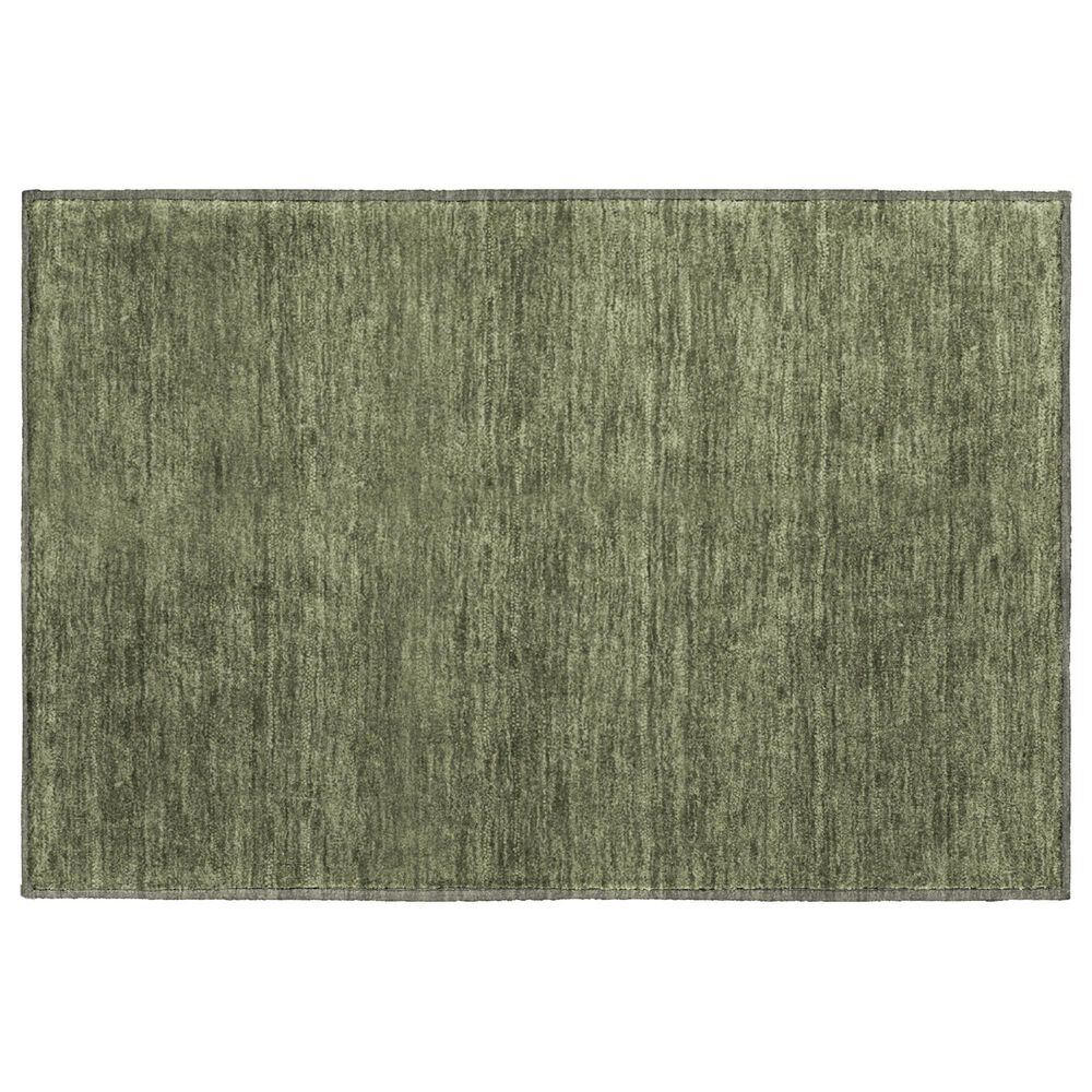 Dalyn Rug Company Soft Essentials Solid Olive 1"8" x 2"6" Area Rug, , large
