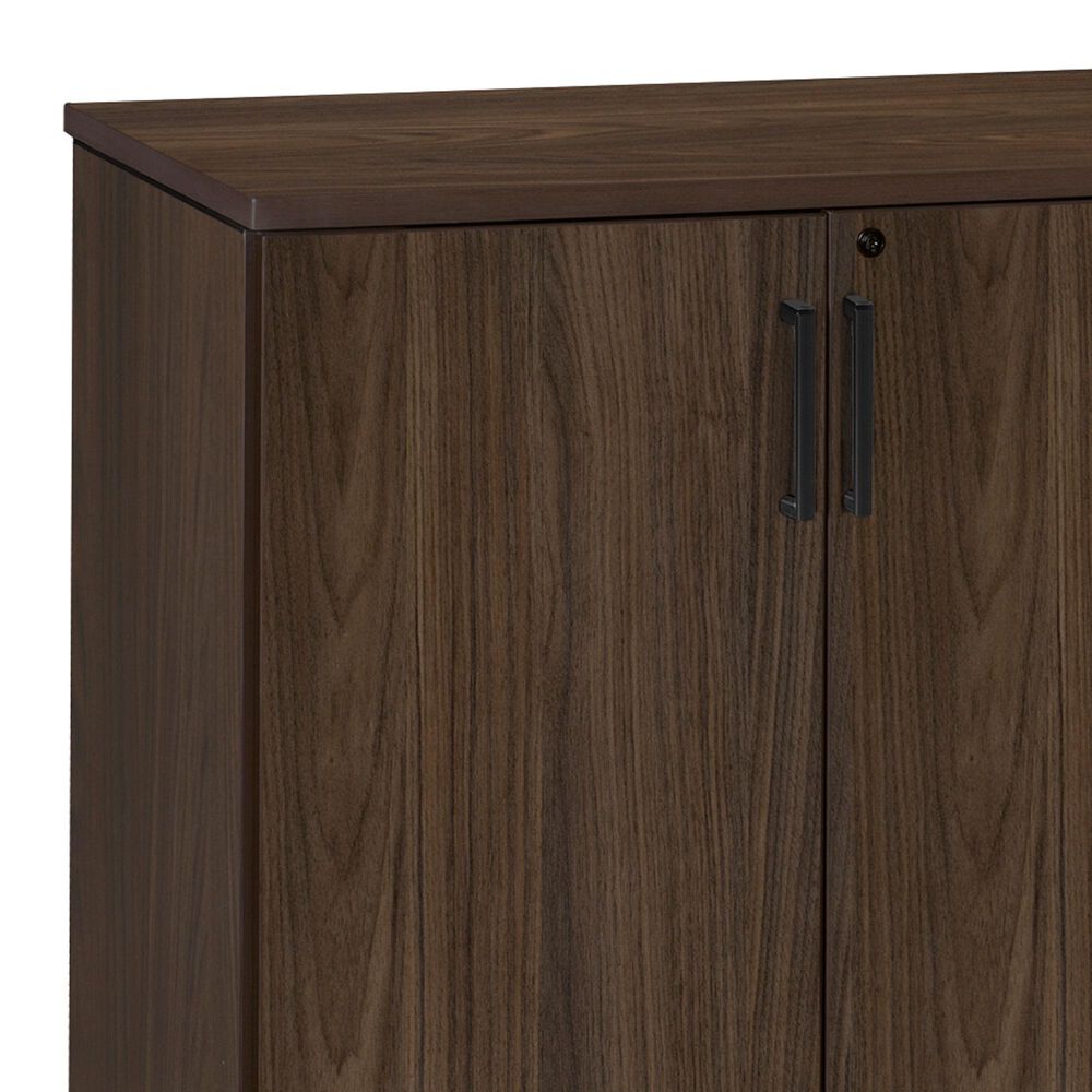 Regency Global Sourcing Legacy 72" Office Storage Cabinet Buffet in Neo Walnut, , large